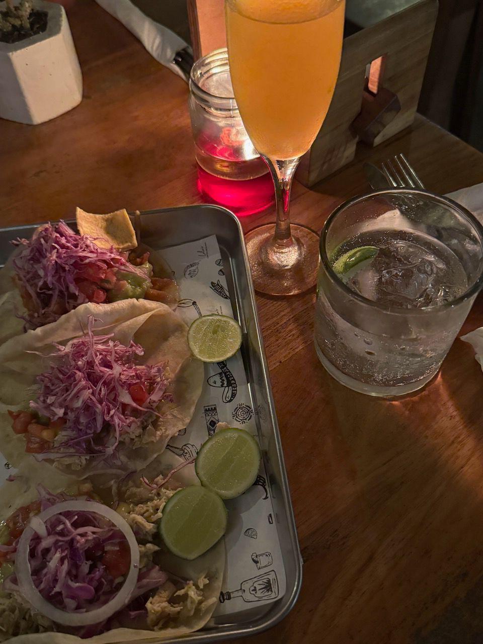 Red decorative items