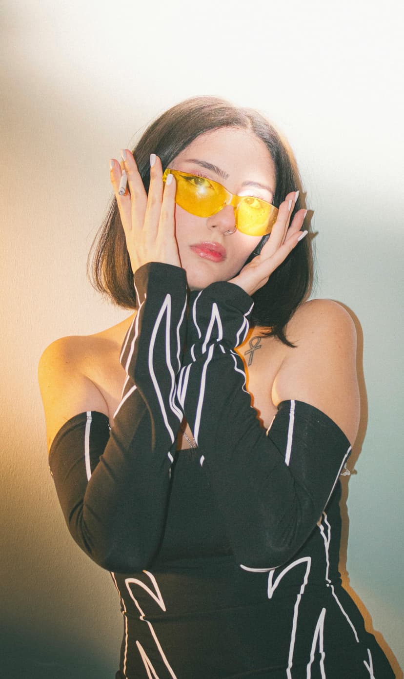 Red decorative items